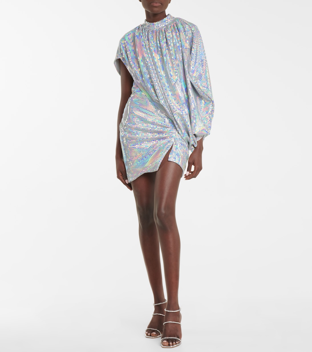 Mini-robe holographique | The Attico