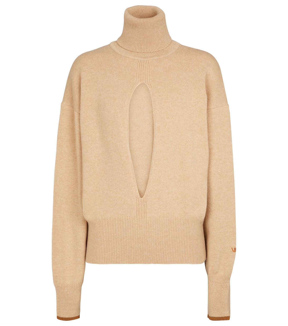 Cutout cashmere-blend knit sweater | Victoria Beckham