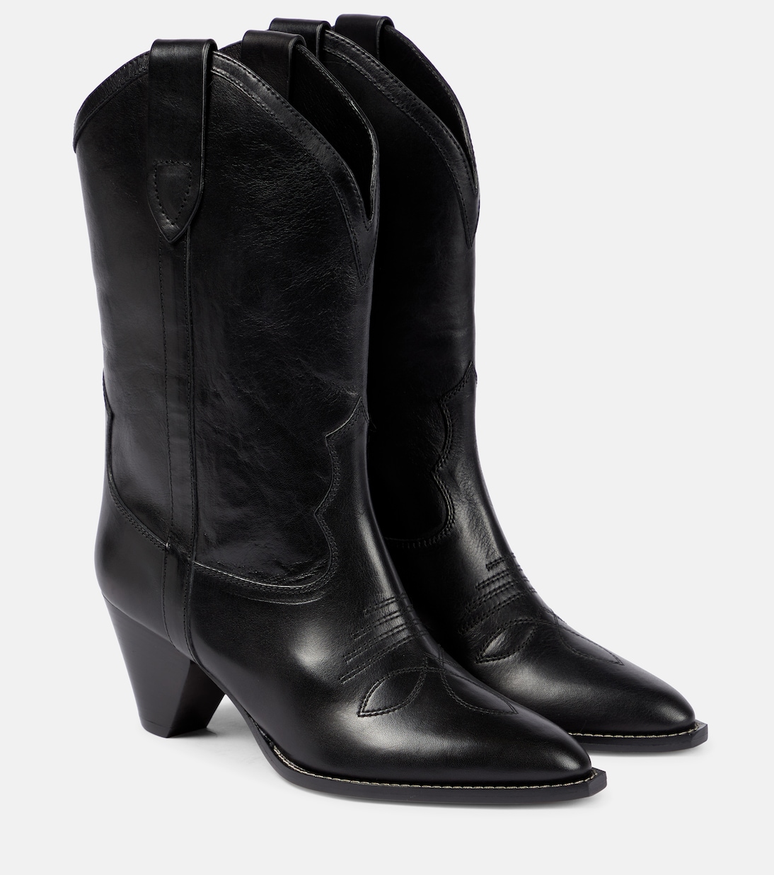 Isabel marant cowboy boots black 2025
