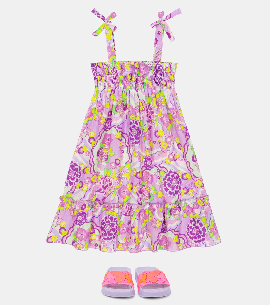 Abito in cotone con stampa | Vilebrequin Kids