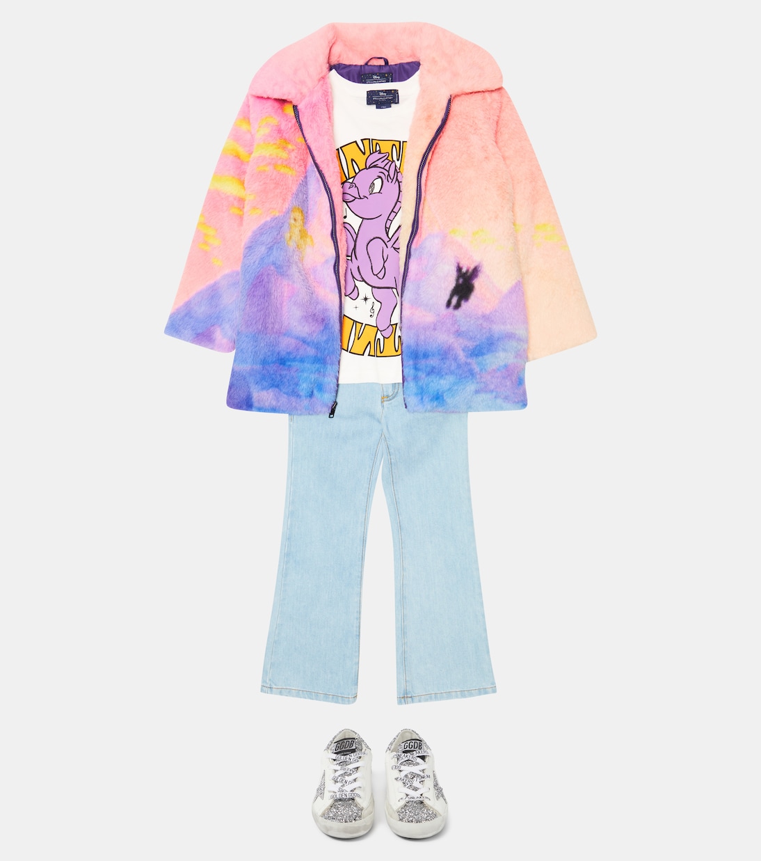 Abrigo de piel sintética estampado | Stella McCartney Kids