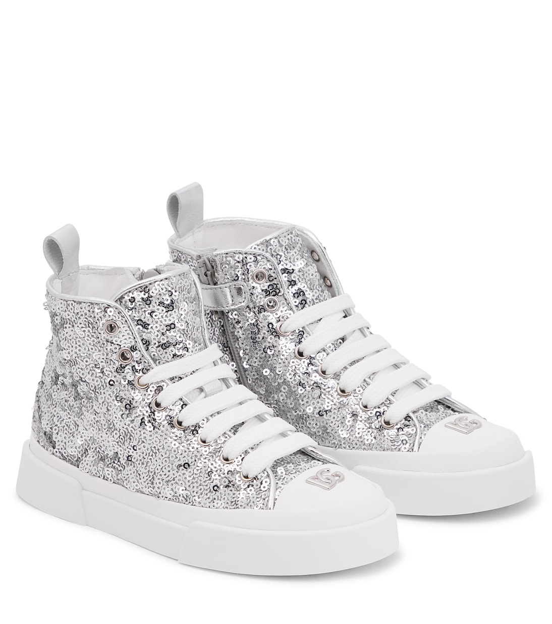 Portofino sequined sneakers | Dolce&Gabbana Kids