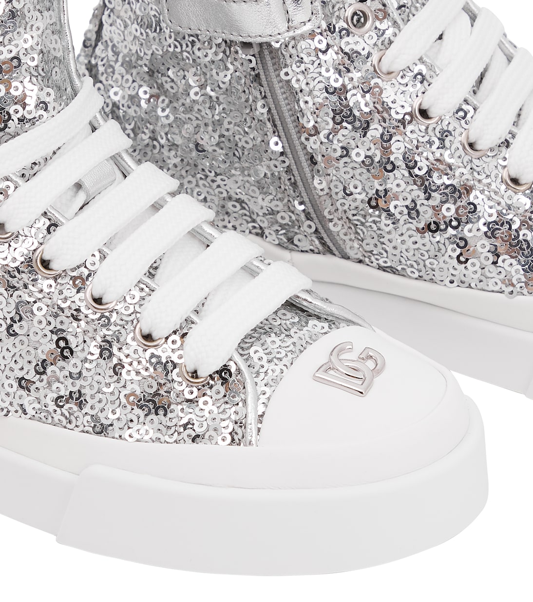 Portofino sequined sneakers | Dolce&Gabbana Kids