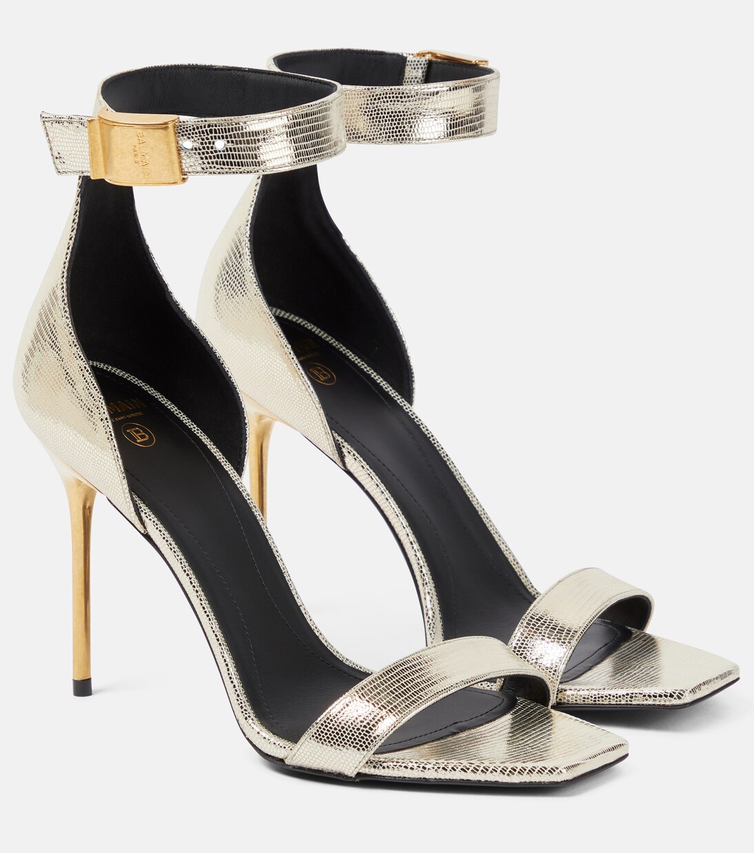 Sandali Uma in pelle stampata | Balmain