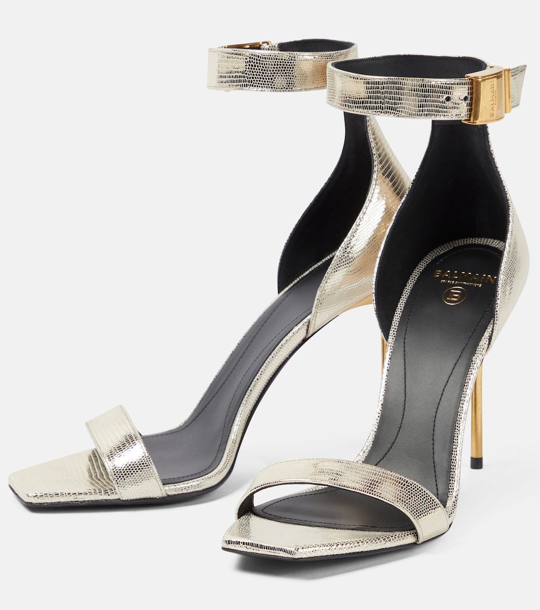 Sandali Uma in pelle stampata | Balmain