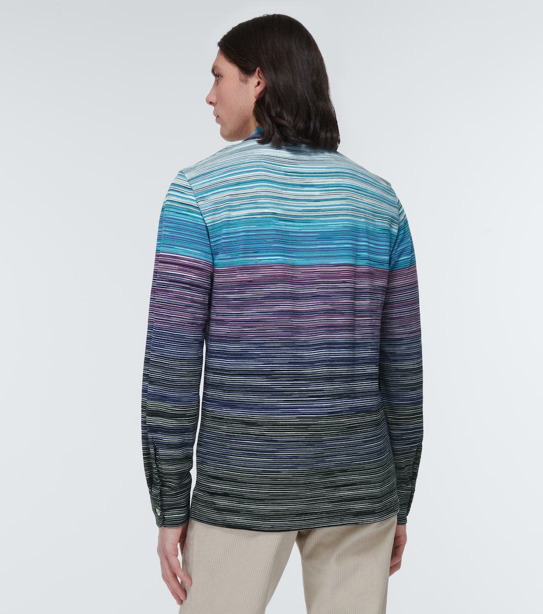 Polo de punto en algodón a rayas | Missoni