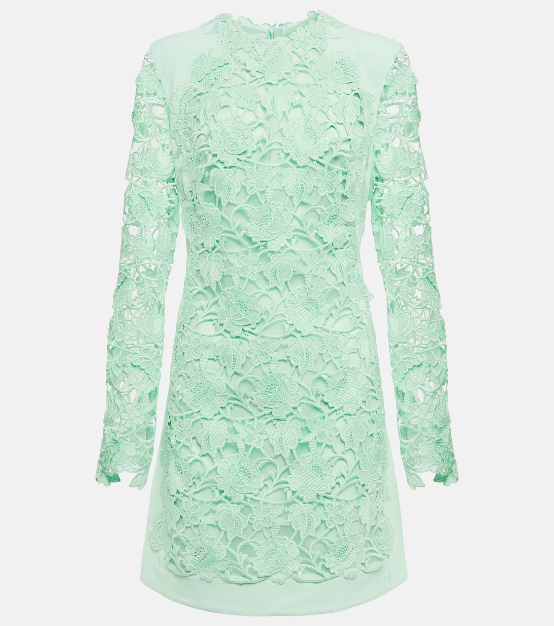 Embroidered cotton-blend minidress | Giambattista Valli