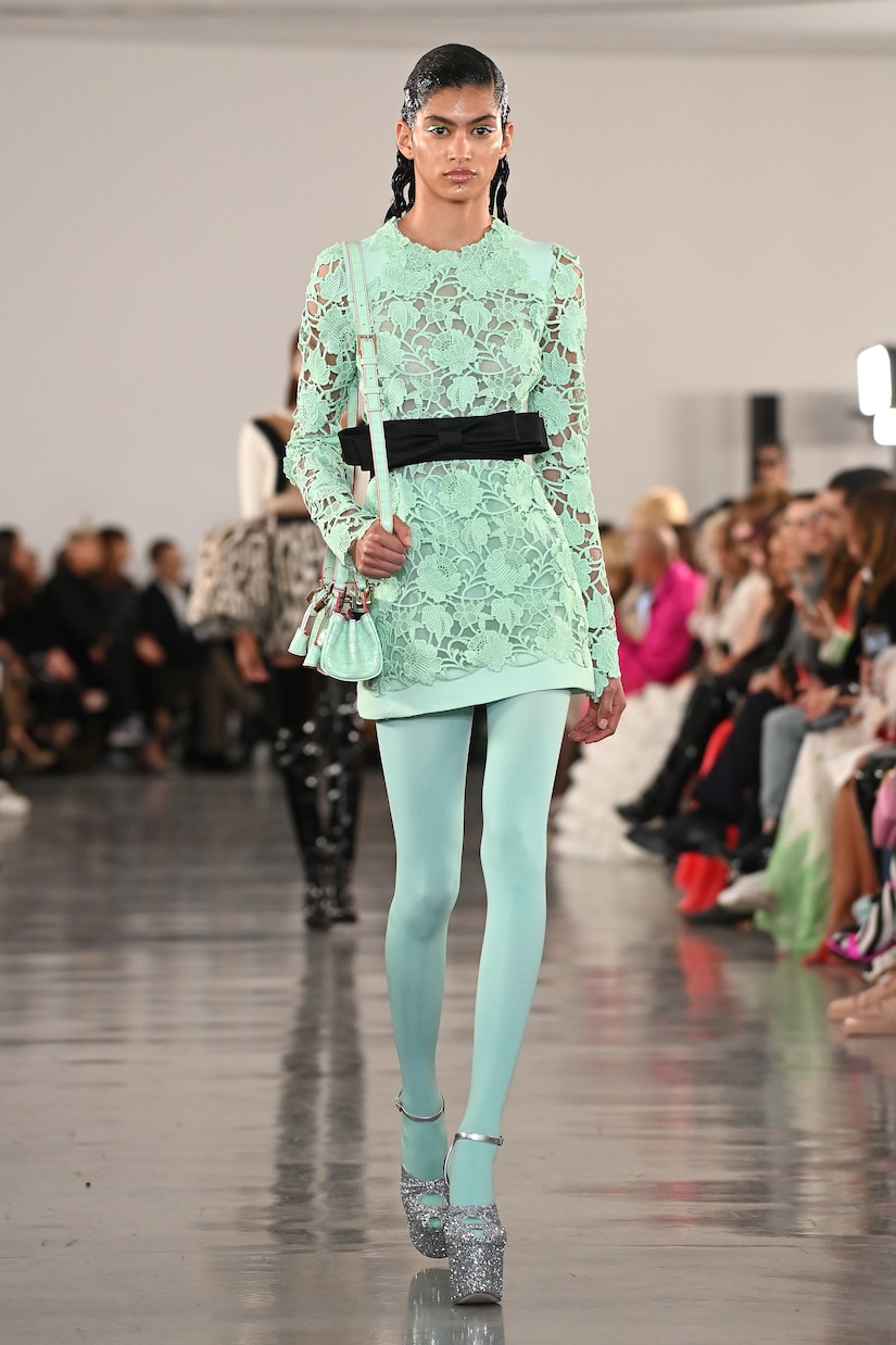 Embroidered cotton-blend minidress | Giambattista Valli