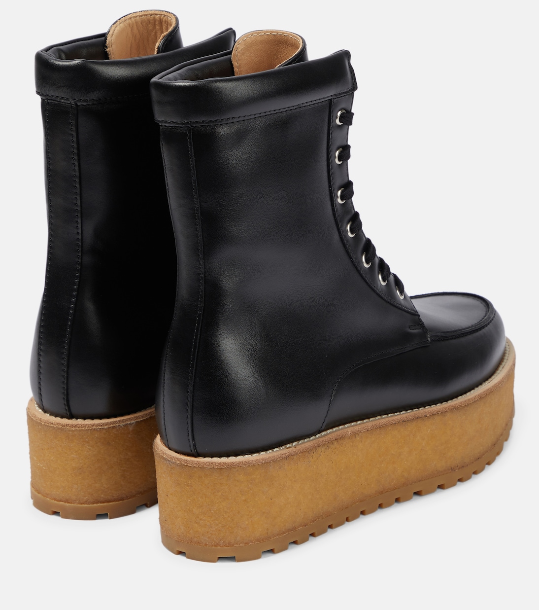 Bottines David à plateforme en cuir | Gabriela Hearst