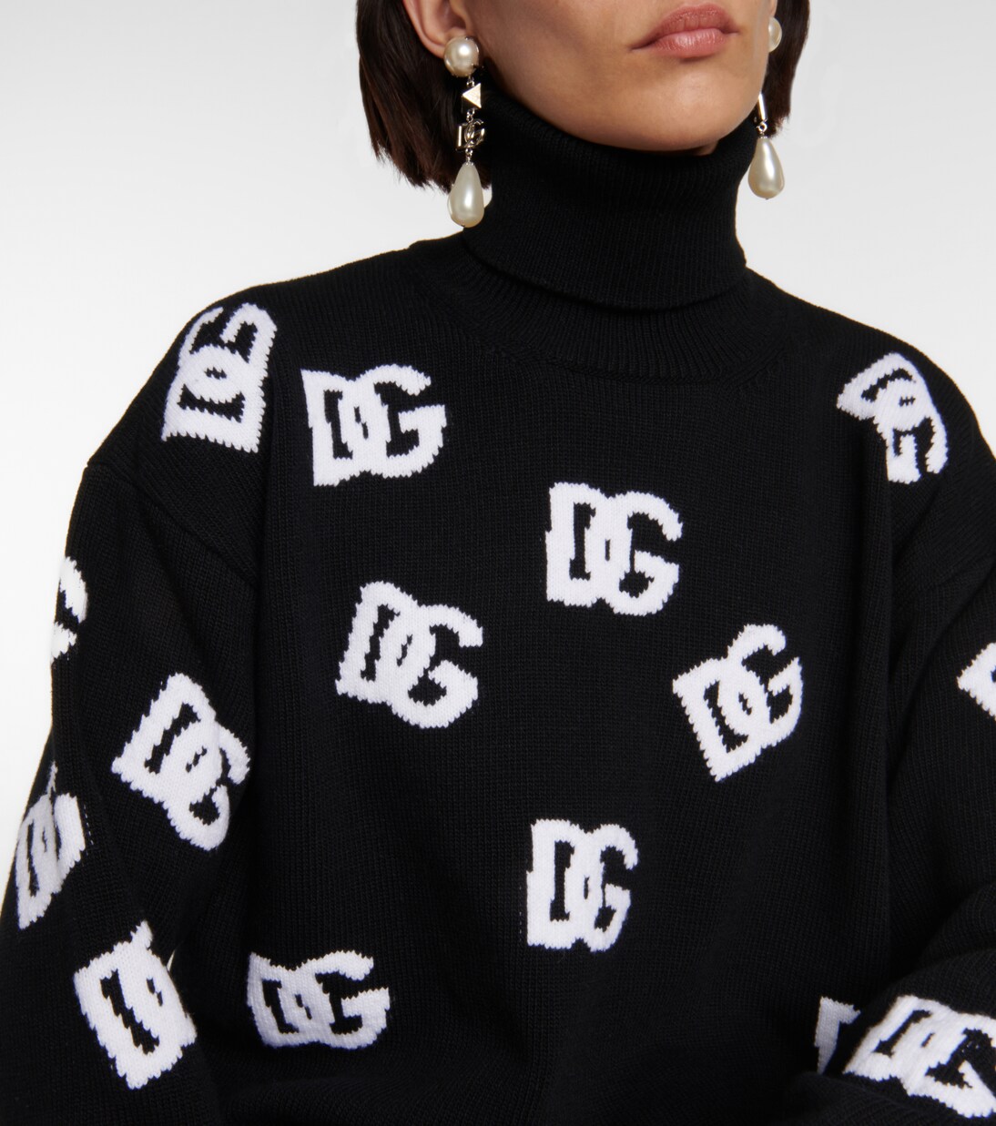 Jersey de cuello alto de lana virgen | Dolce&Gabbana