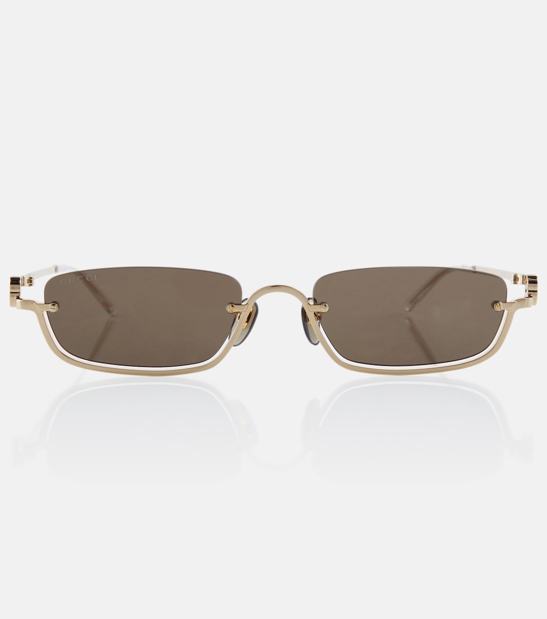 Occhiali da sole GUCCI rettangolari per stile giovanile