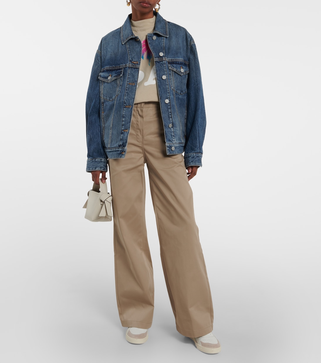 Weite Low-Rise-Hose | Palm Angels