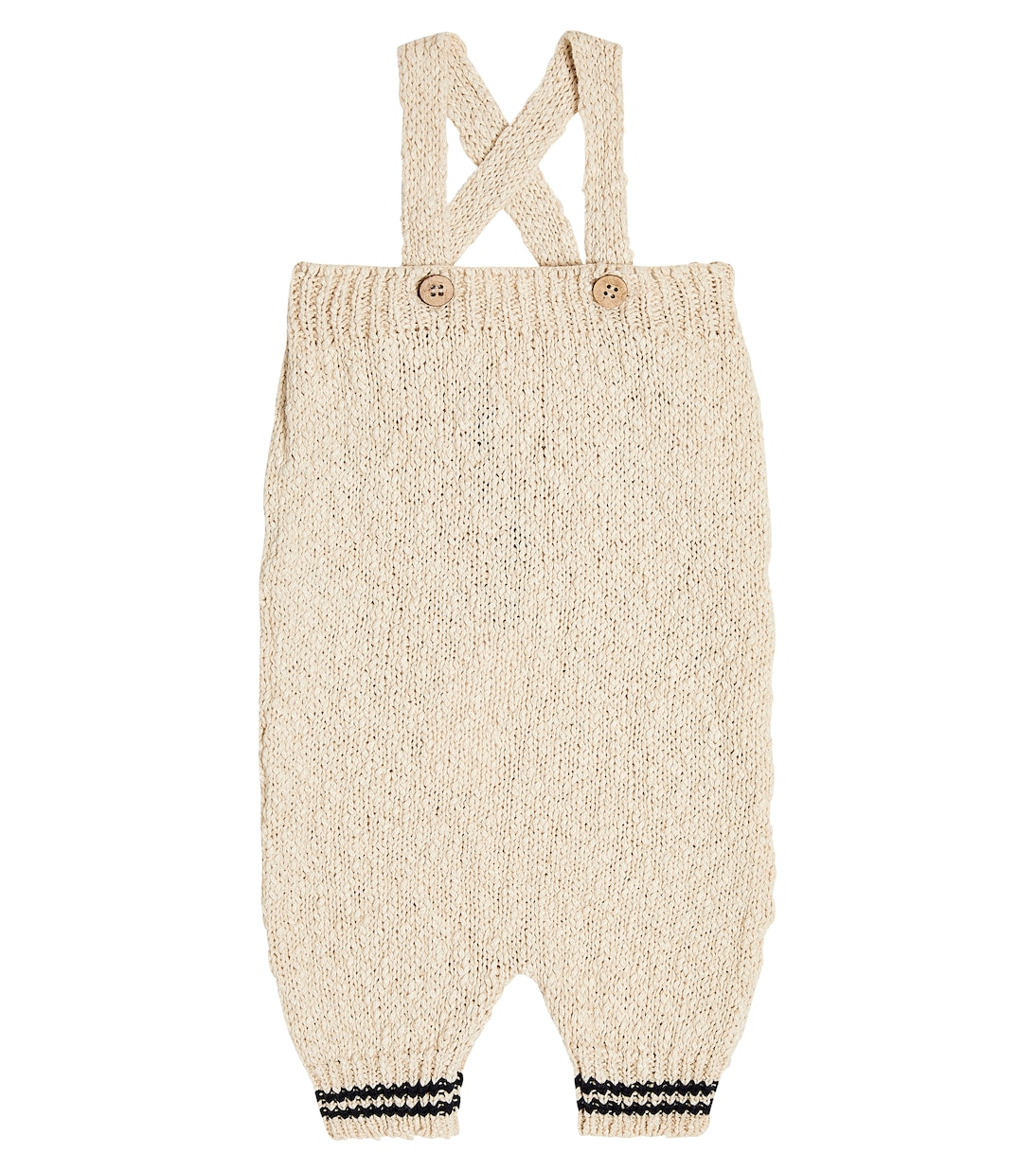 Baby Silver knit overalls | 1 + in the Family