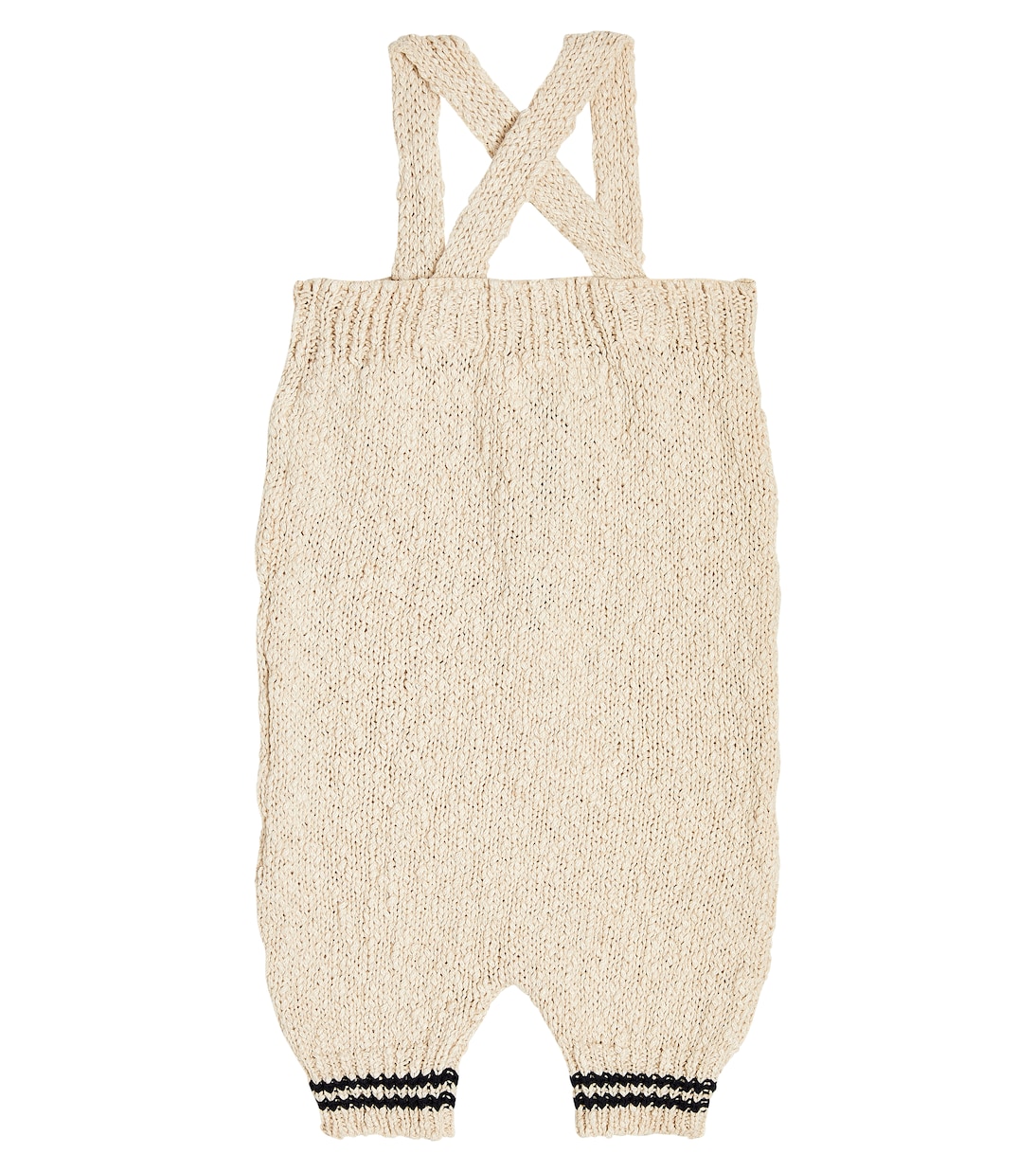 Baby Silver knit overalls | 1 + in the Family