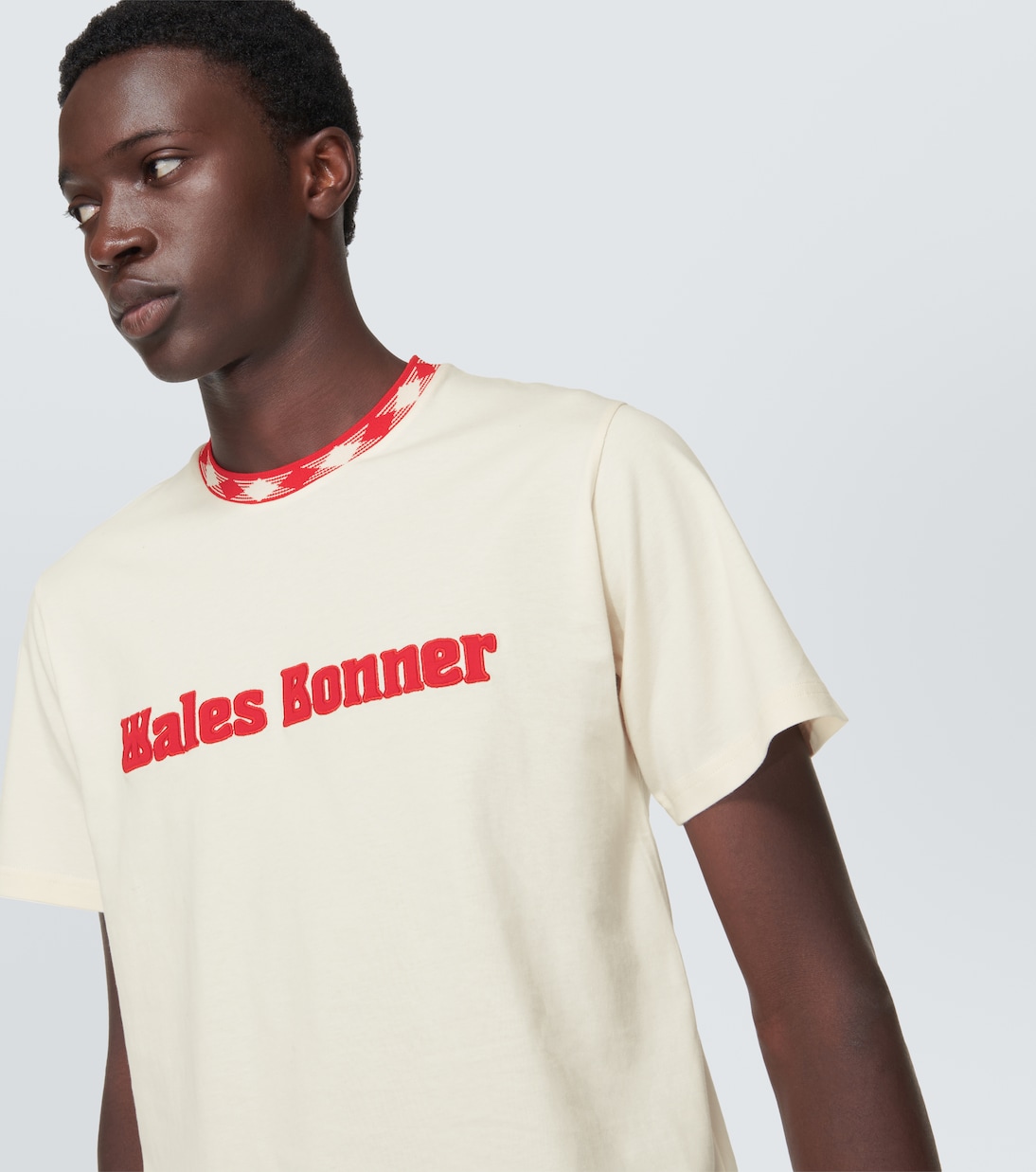 Original logo-appliqué cotton T-shirt | Wales Bonner