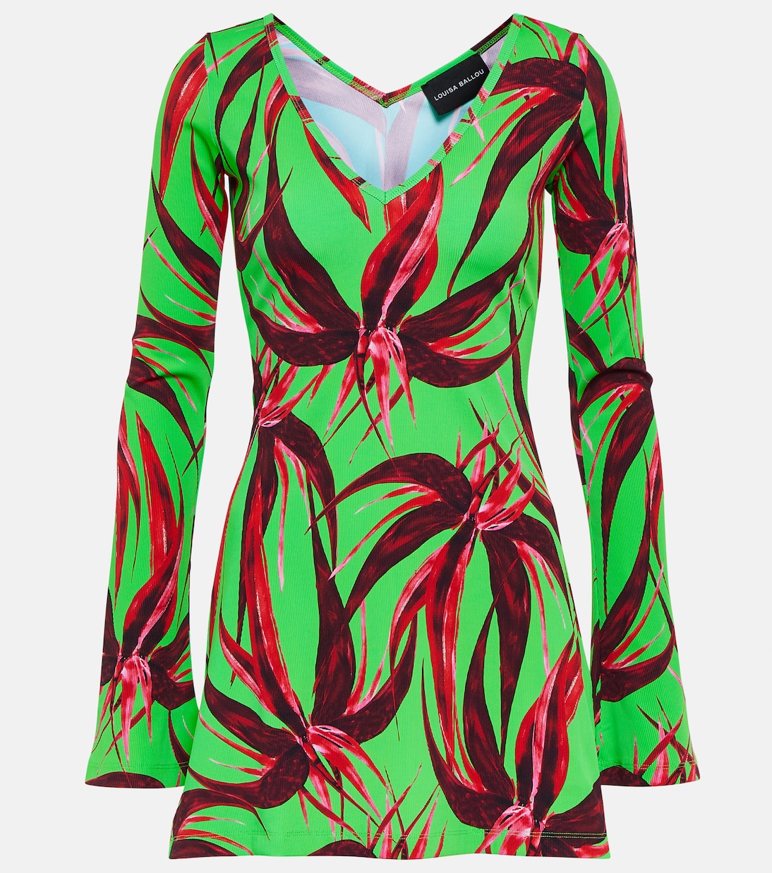Bedrucktes Minikleid aus Jersey | Louisa Ballou