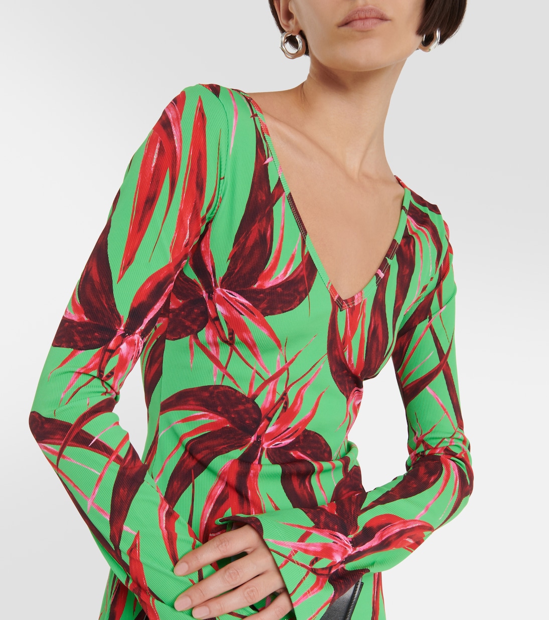 Bedrucktes Minikleid aus Jersey | Louisa Ballou