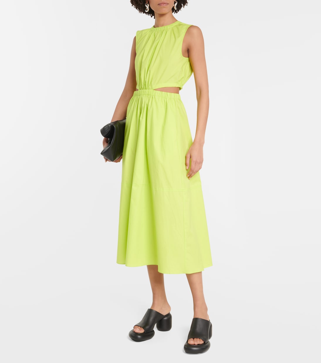 White Label Midikleid aus Baumwolle | Proenza Schouler
