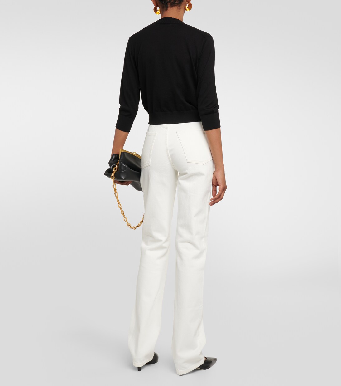 Cropped cotton cardigan | Tory Burch