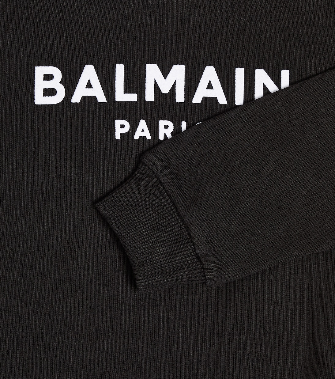 Sudadera de jersey de algodón con logo | Balmain Kids