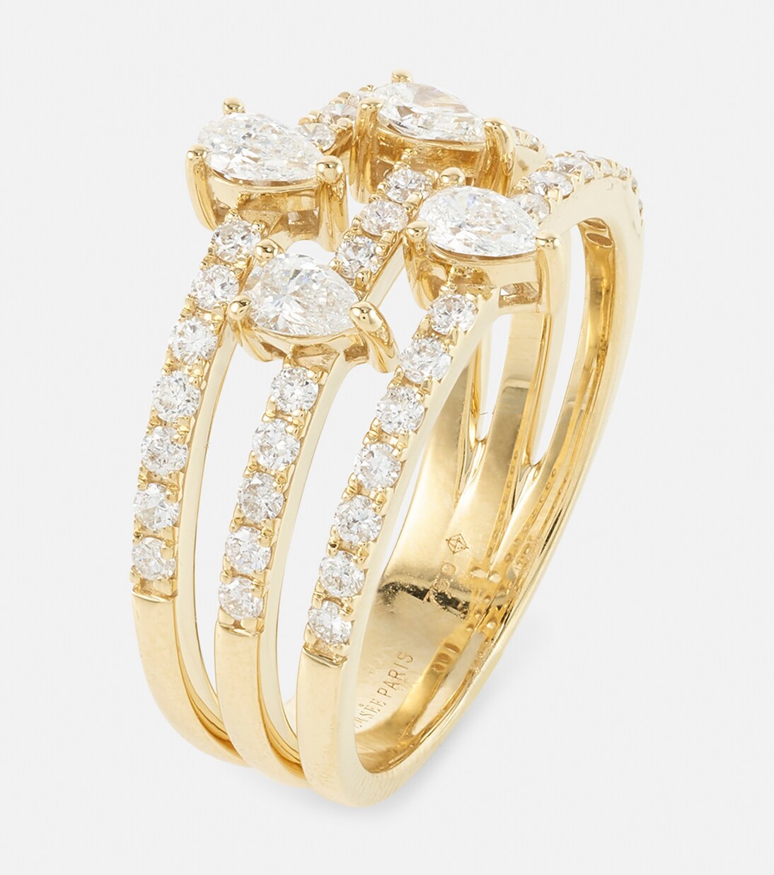 Anello in oro 18kt PERSÉE Hera con diamanti, gioiello chic per giovani