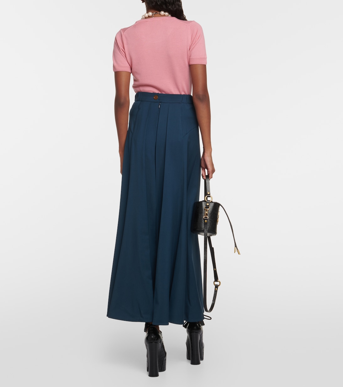 Jupe midi en laine vierge | Vivienne Westwood