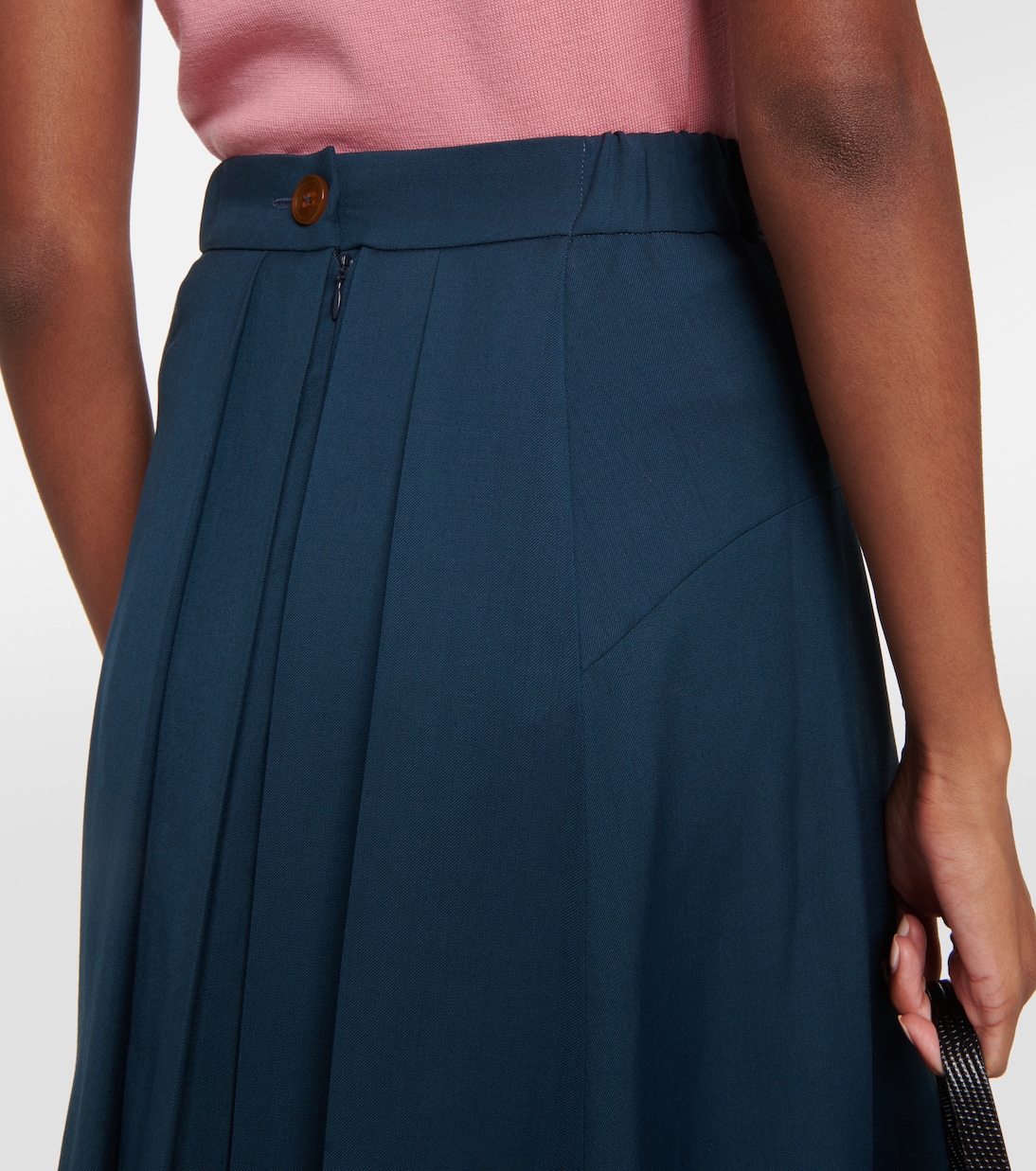 Jupe midi en laine vierge | Vivienne Westwood