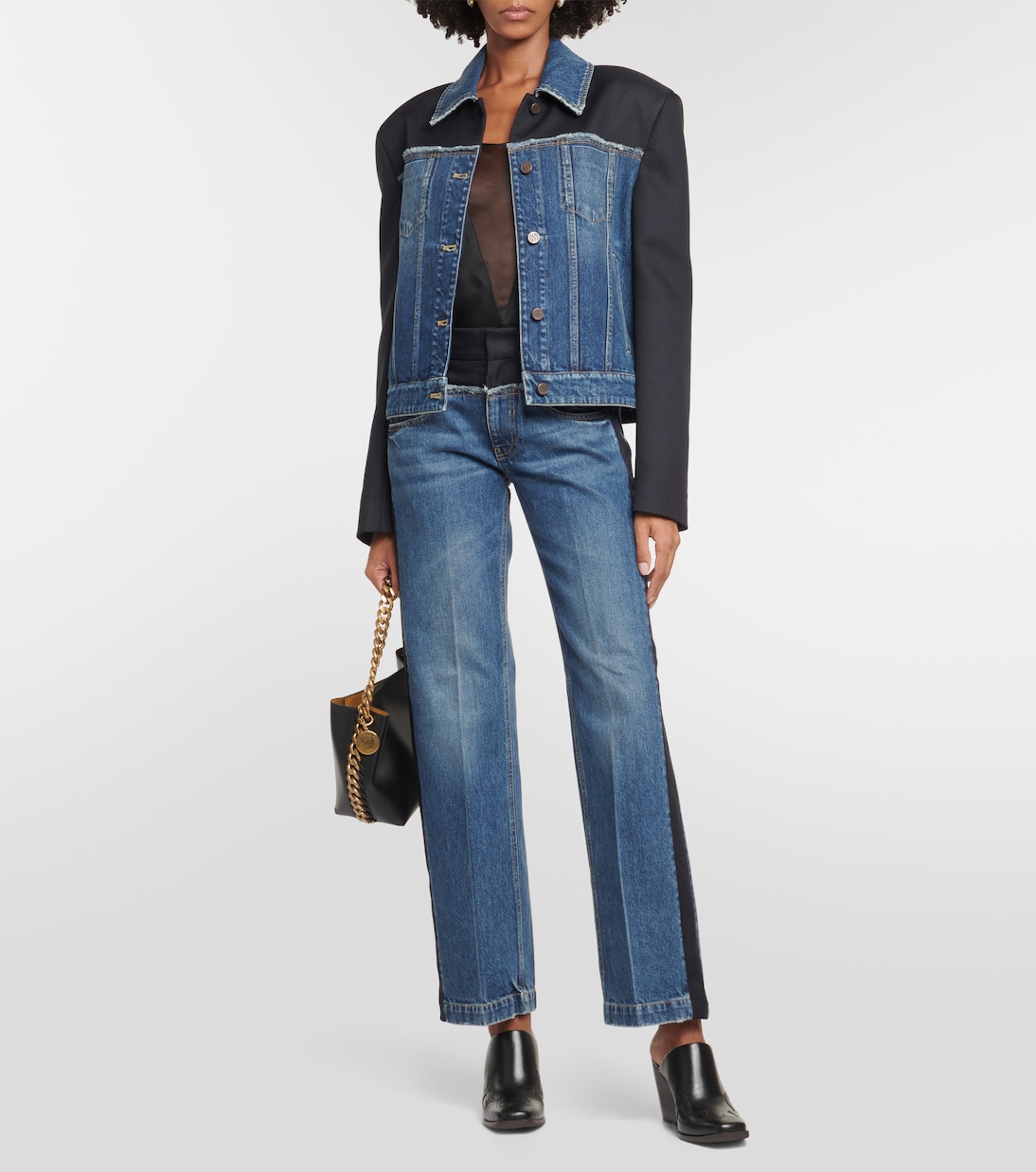 Jeansjacke mit Twill | Stella McCartney