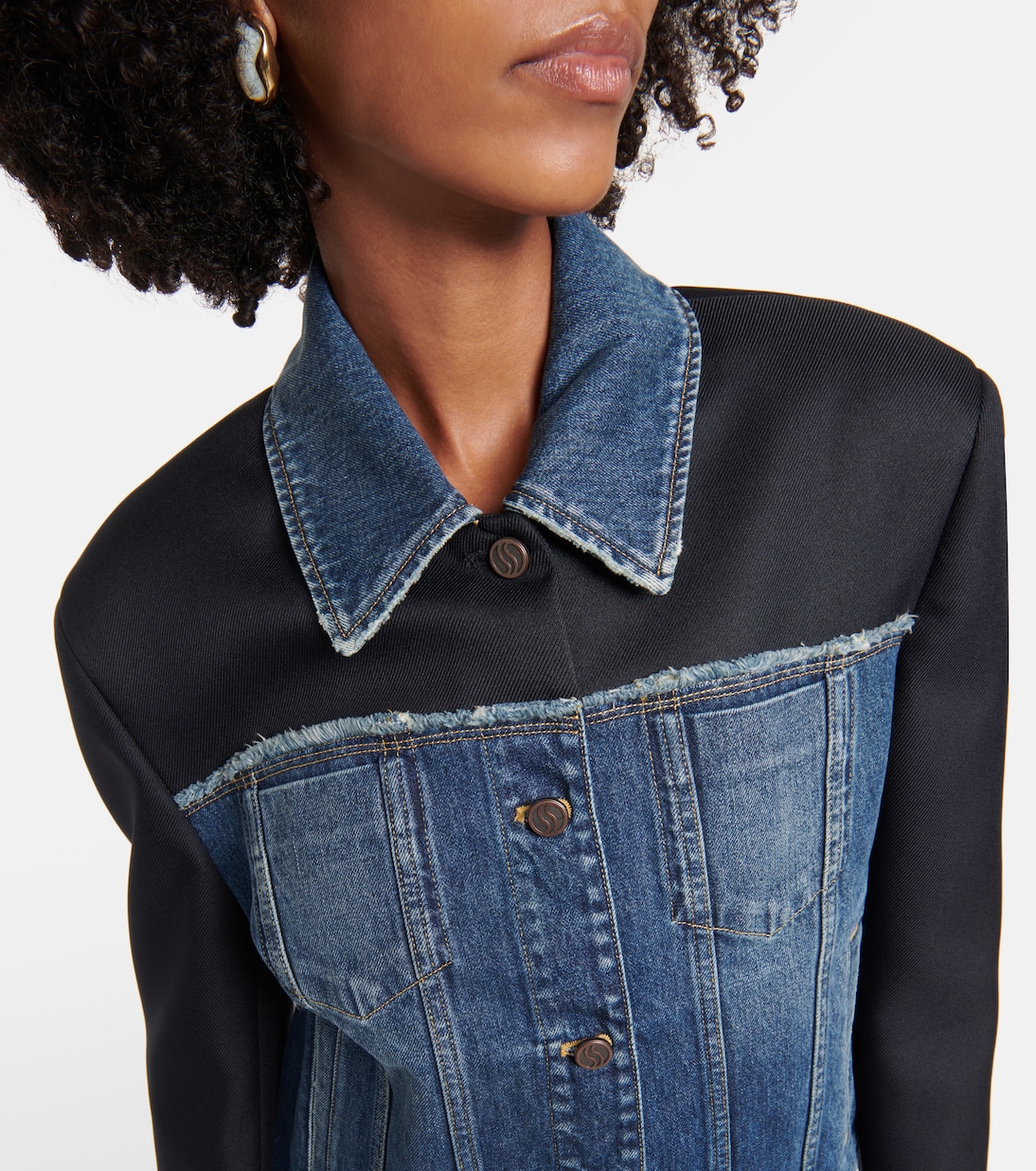 Jeansjacke mit Twill | Stella McCartney