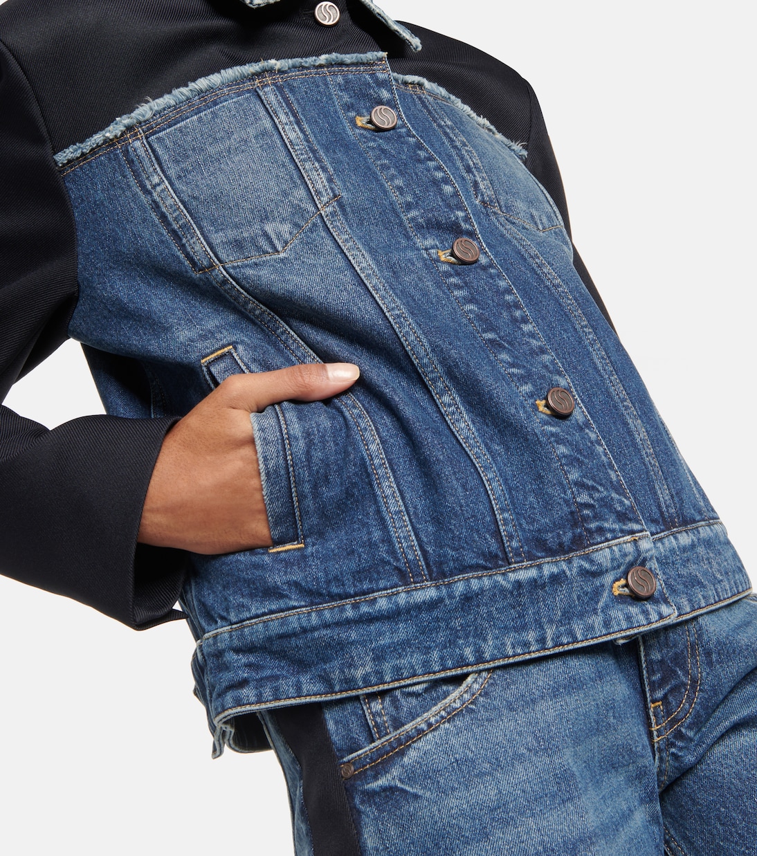 Jeansjacke mit Twill | Stella McCartney