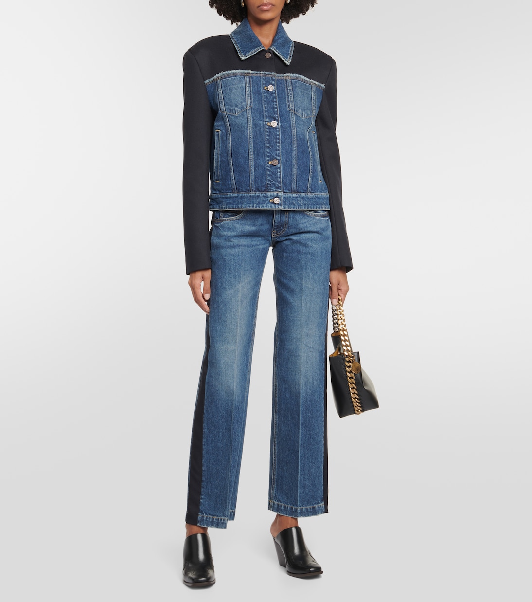 Jeansjacke mit Twill | Stella McCartney