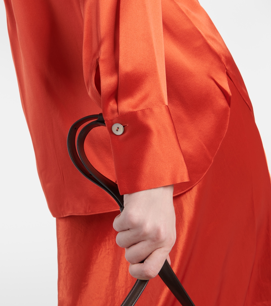 Silk satin blouse | Vince