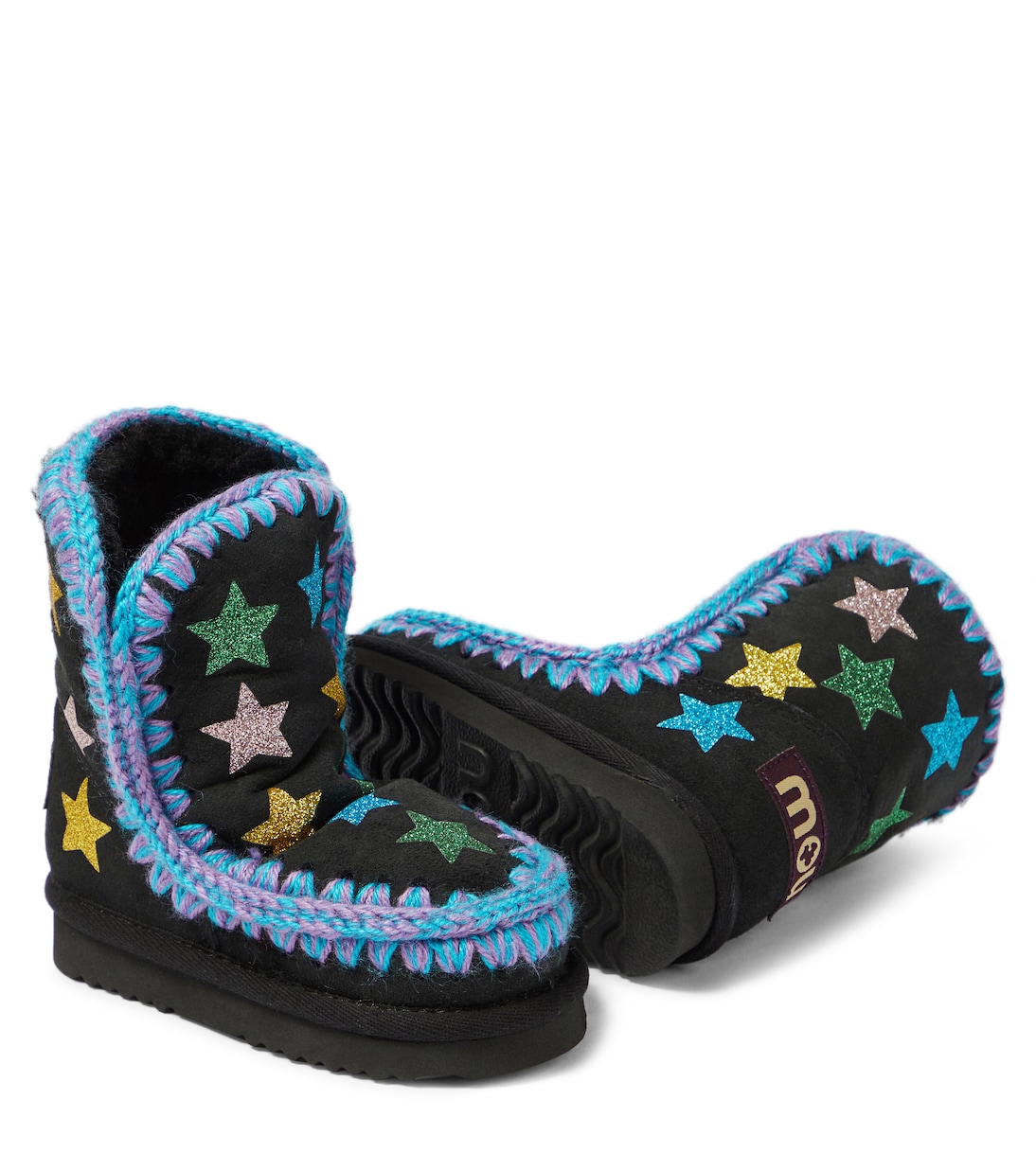 Stivali in suede con stampa | Mou Kids