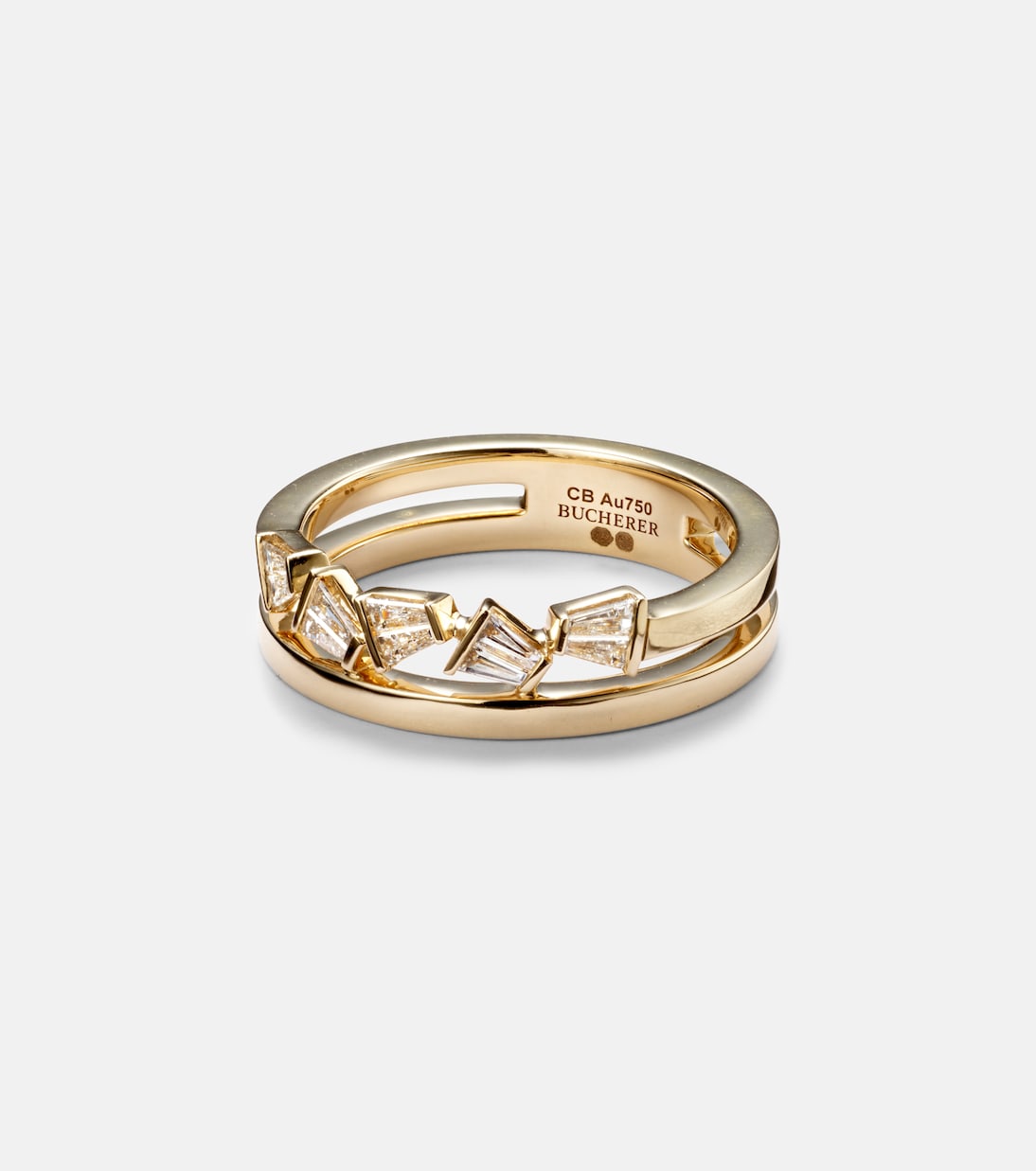 Anello in oro 18kt con diamanti - Gioielli di lusso per giovani trendsetter