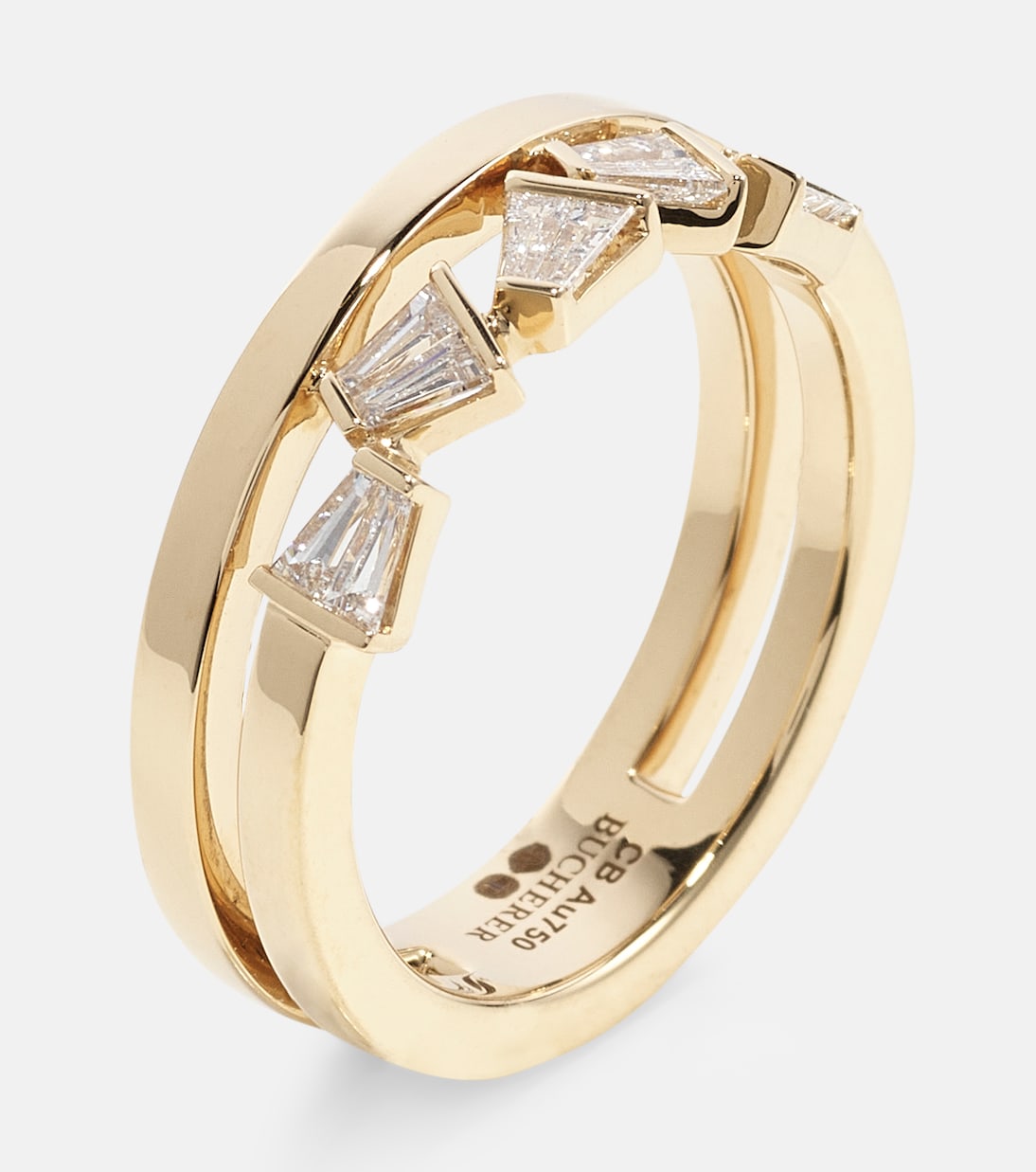 Anello in oro 18kt con diamanti - Gioielli di lusso per giovani trendsetter