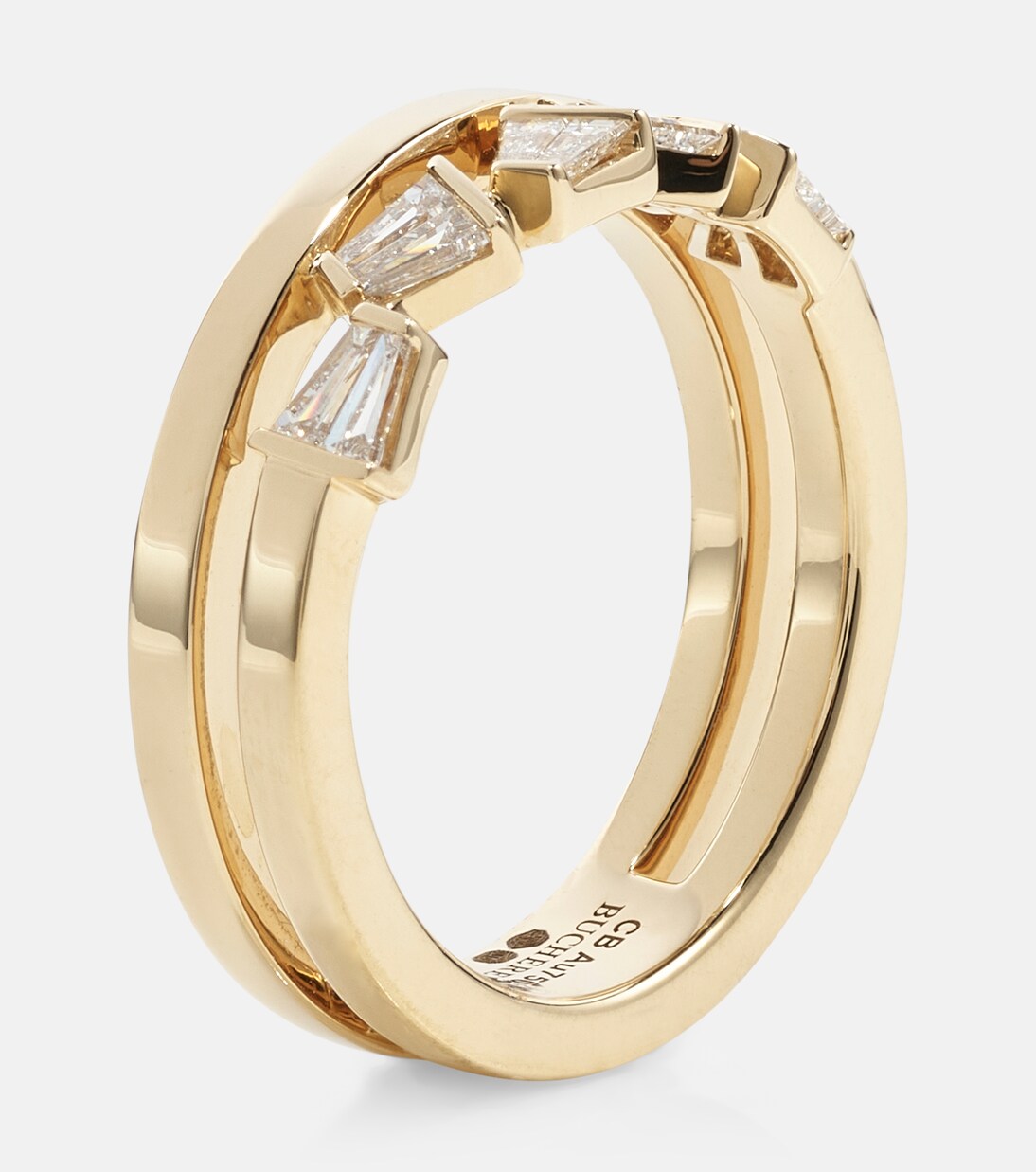 Anello in oro 18kt con diamanti - Gioielli di lusso per giovani trendsetter