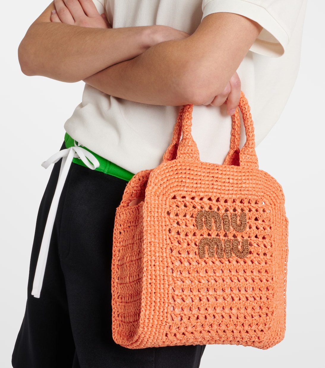Sac Small en raphia | Miu Miu
