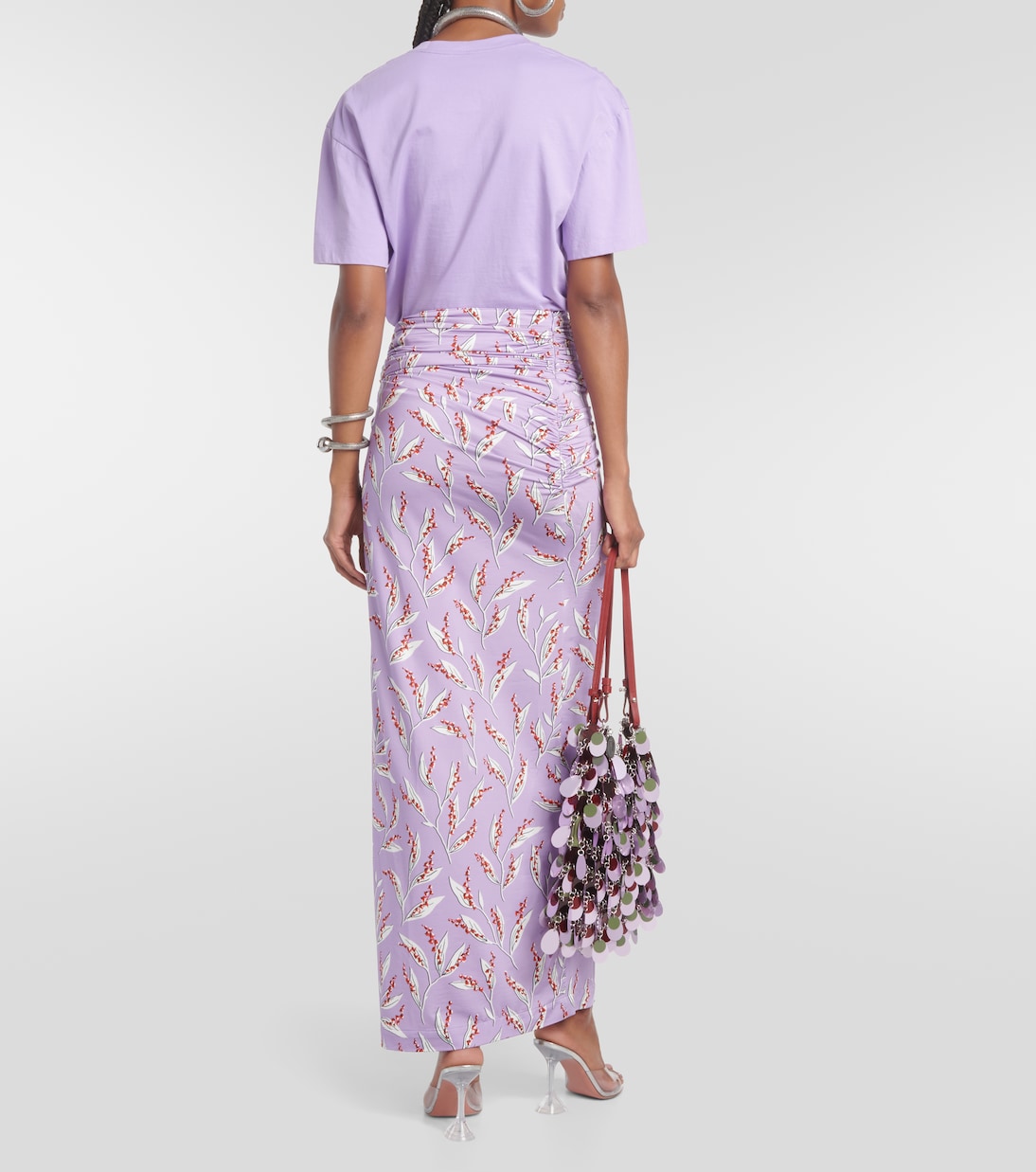 Falda envolvente floral | Rabanne