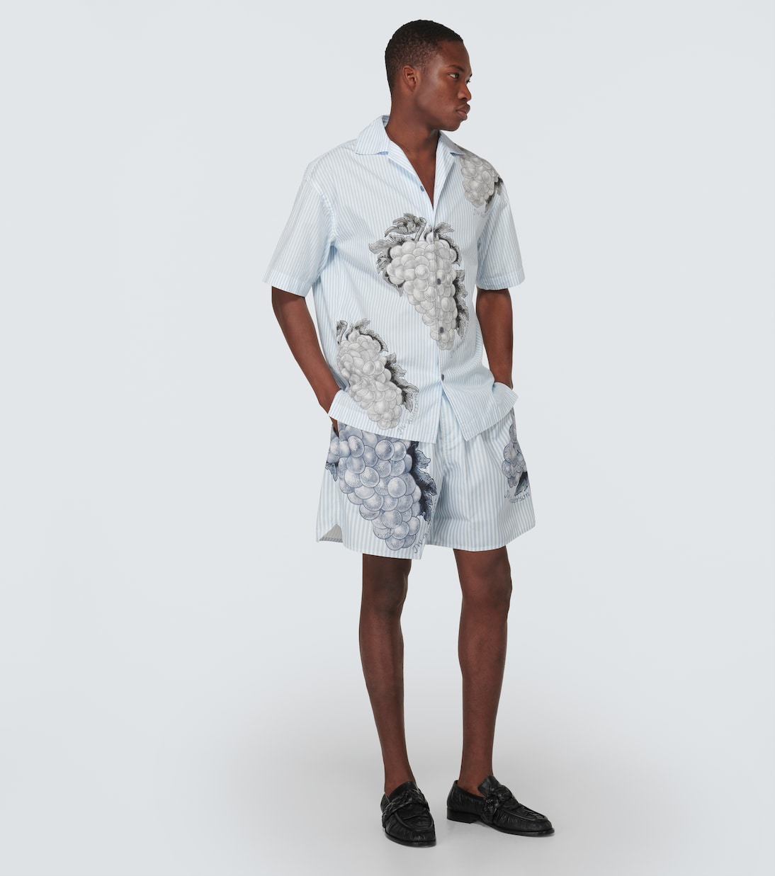 Camicia in popeline di cotone a righe | JW Anderson