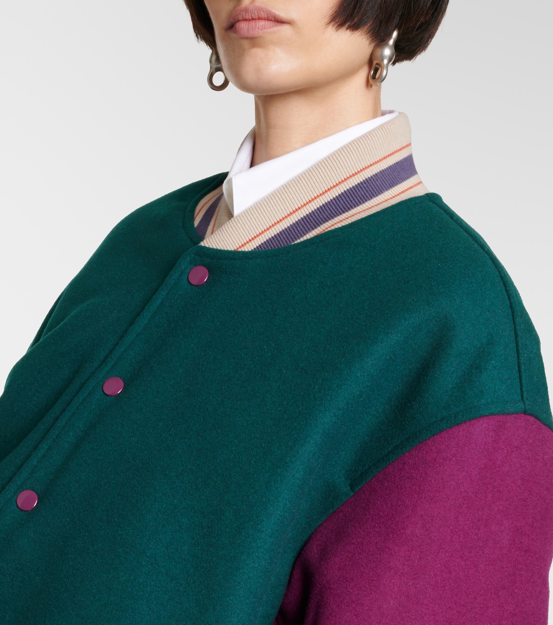 Wool-blend varsity jacket | Acne Studios