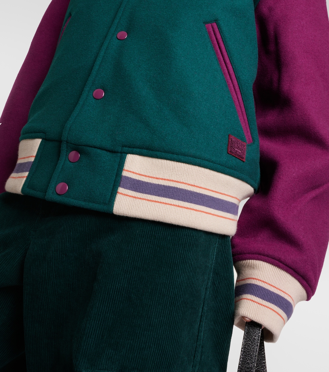 Wool-blend varsity jacket | Acne Studios