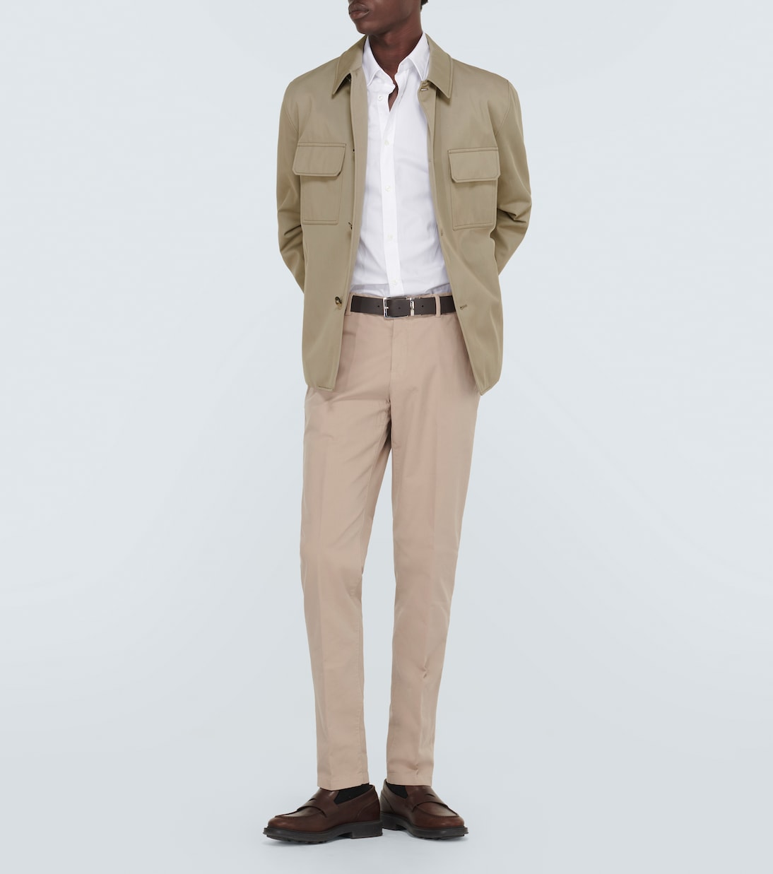 Giacca camicia Sanda in misto cotone | Loro Piana