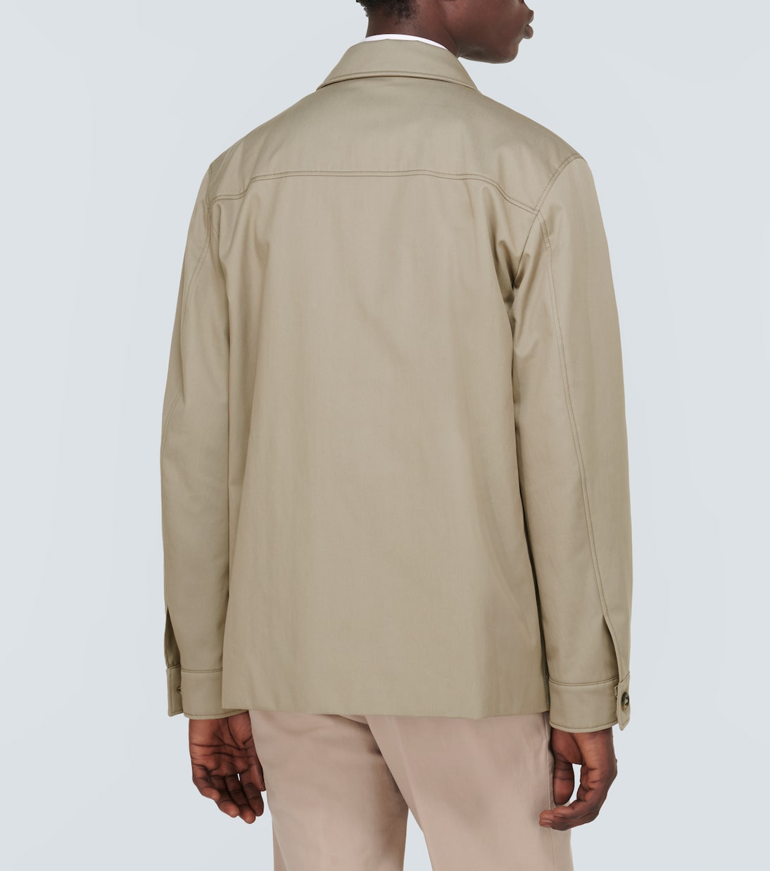 Giacca camicia Sanda in misto cotone | Loro Piana