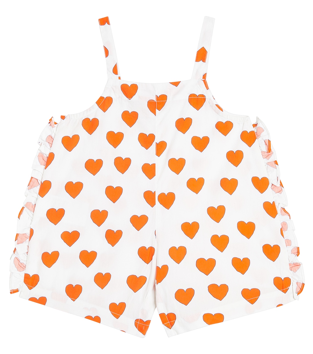 Bebé - mono Hearts de popelín de algodón | Tinycottons