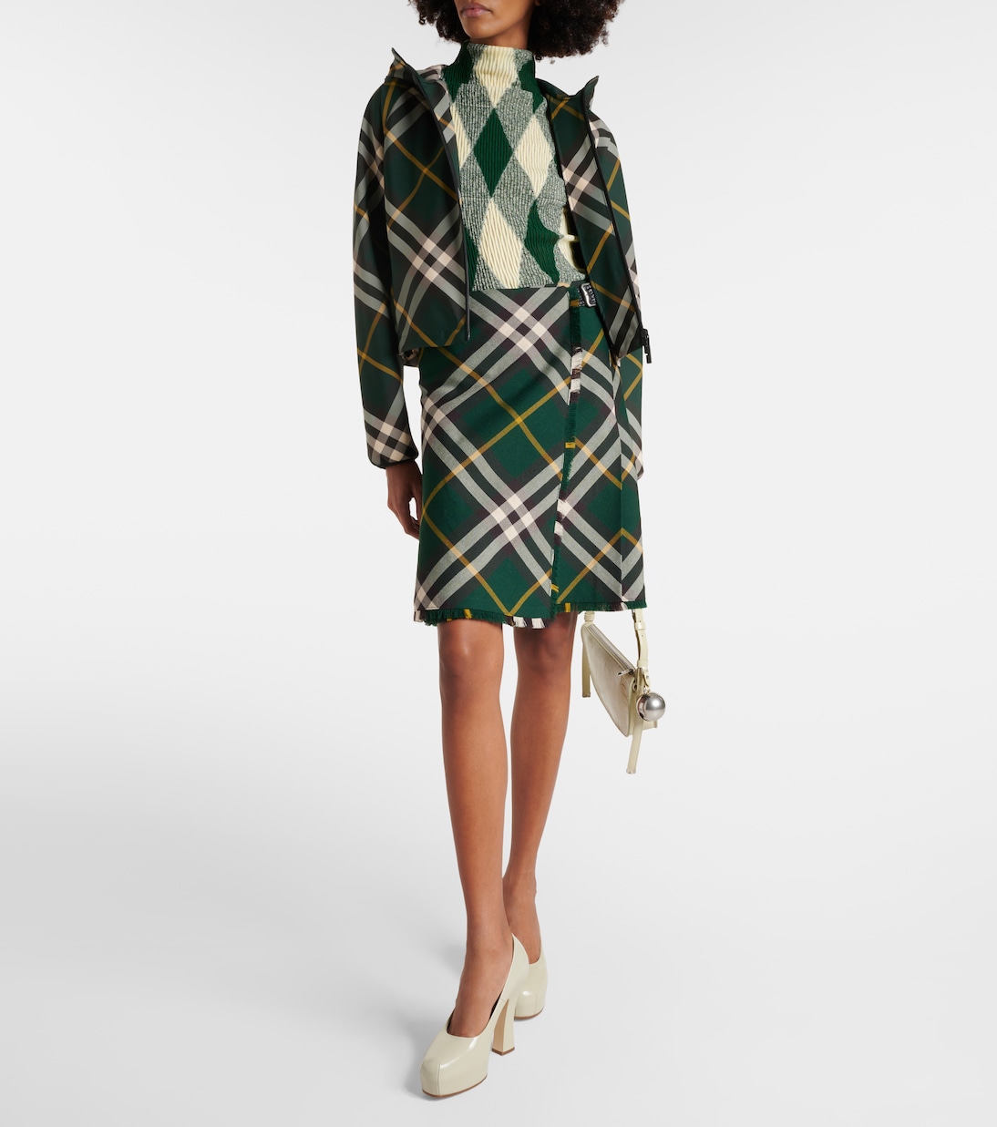 Dolcevita in cotone e seta | Burberry