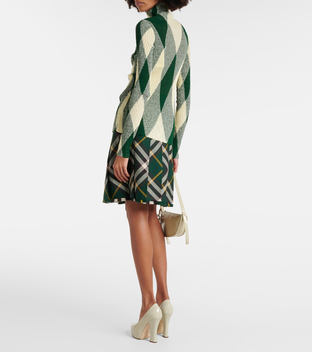 Dolcevita in cotone e seta | Burberry