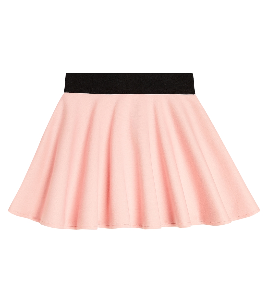 Falda flared de algodón plisada | Dolce&Gabbana Kids