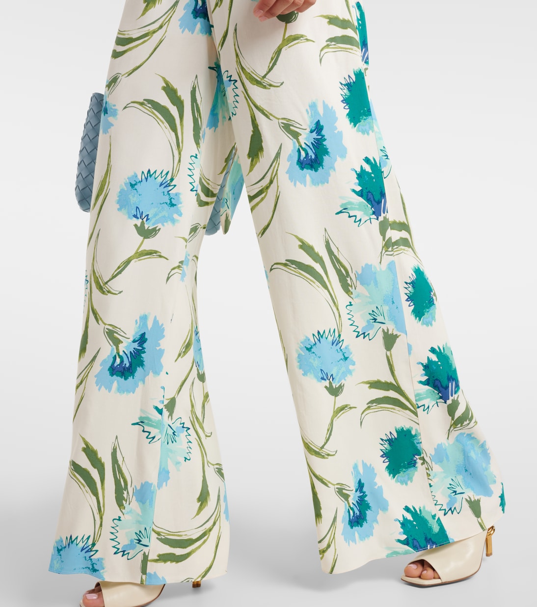 Mono Cort floral con cuello halter | Diane von Furstenberg