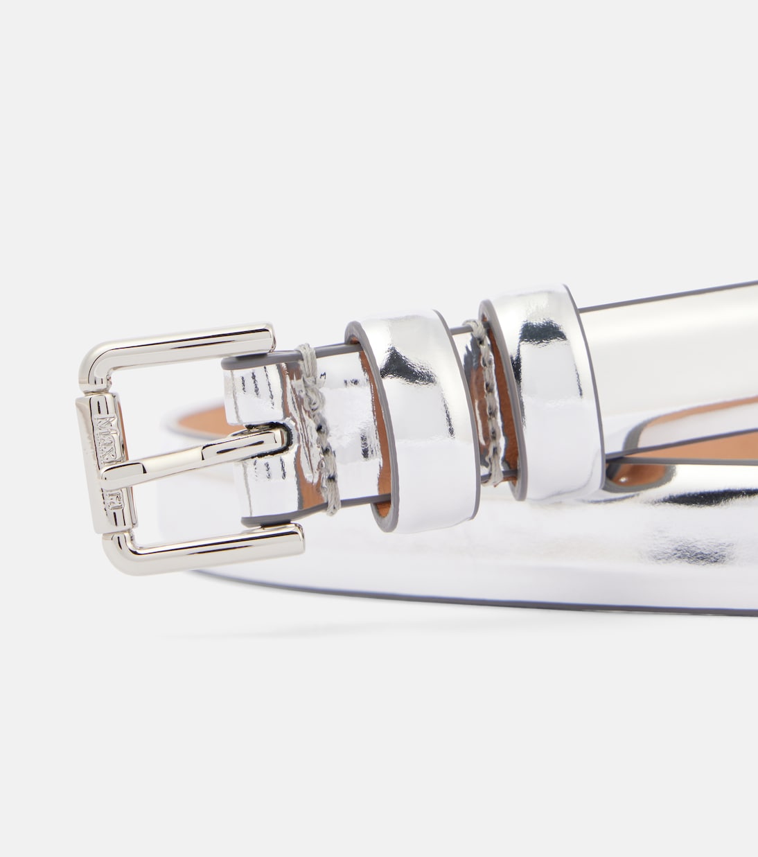 Cintura in pelle metallizzata | Max Mara