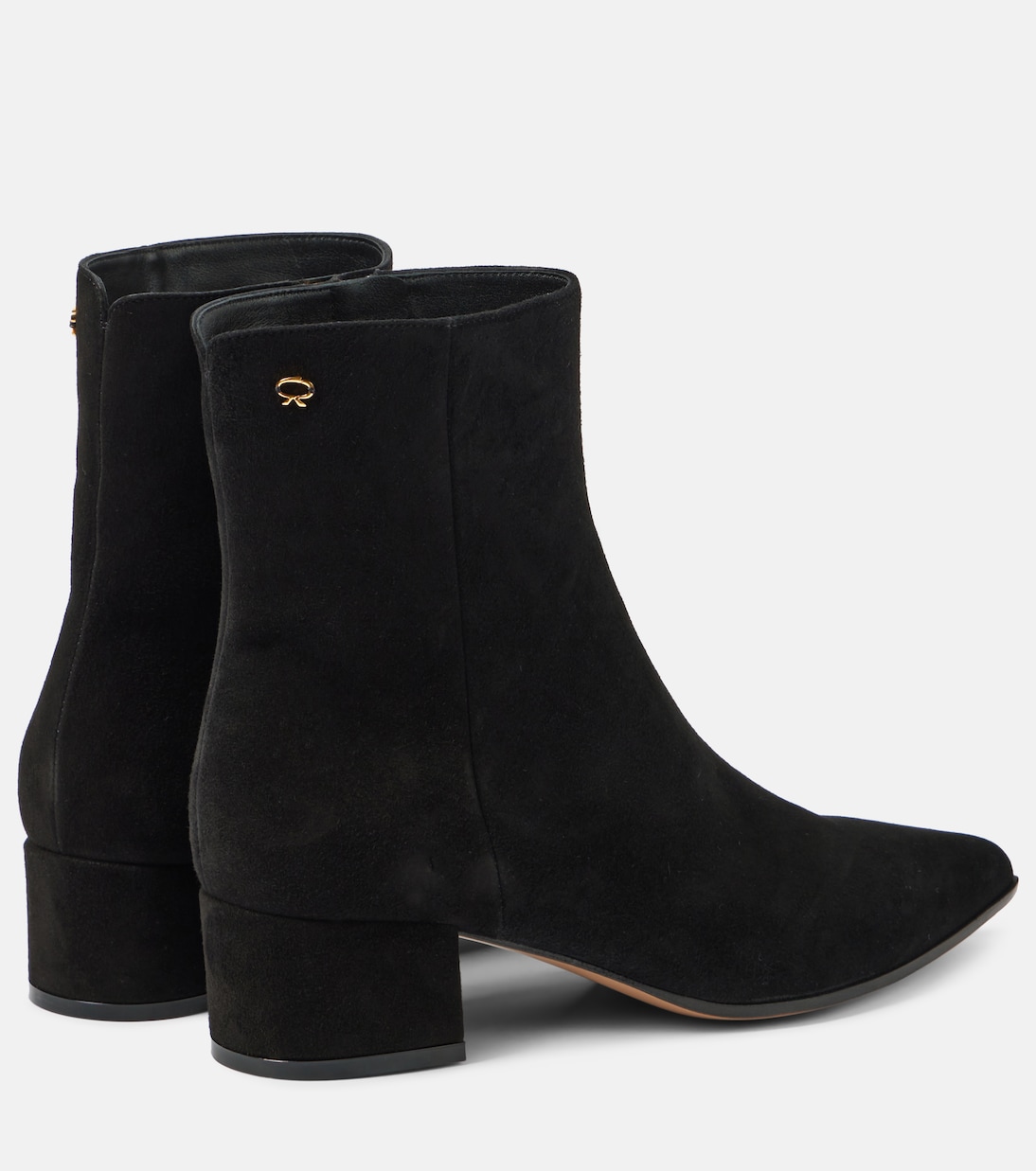 Stivaletti Lyell 45 in suede | Gianvito Rossi
